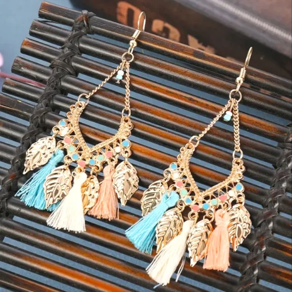 🌺Boho Tassle Earings - Picture 1 of 1